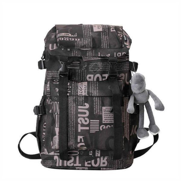 

backpackbackpack men's new fashion high-capacity couple backpack women's junior high school students' schoolbag 230228