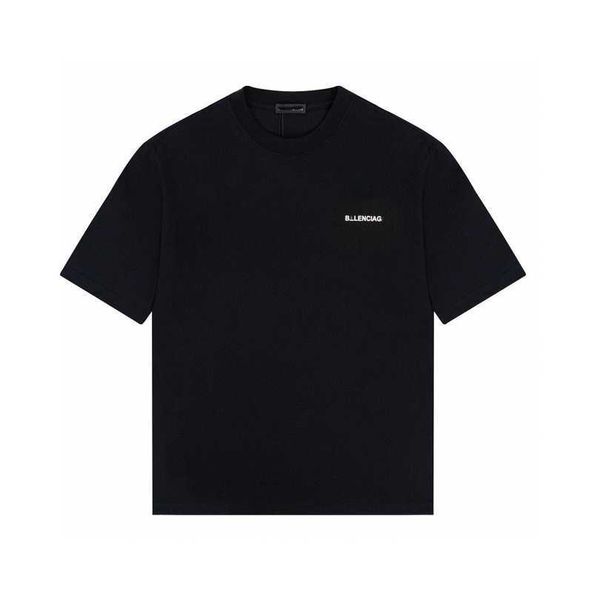 

2023 new women's tshirt correct version summer family small label loose casual sleeve t-shirt, White;black