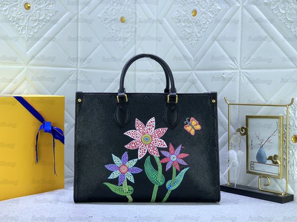 

floral embossed leather crossbody bag designer luxury handbags for women - onthego m44925 m44571 2023 collection