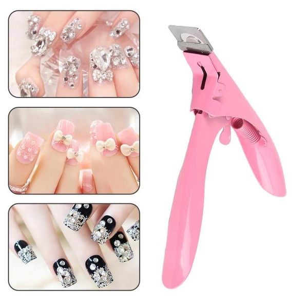 

professional nail art clipper special type u nail clippers tips edge cutters manicure colorful stainless steel nail art tools