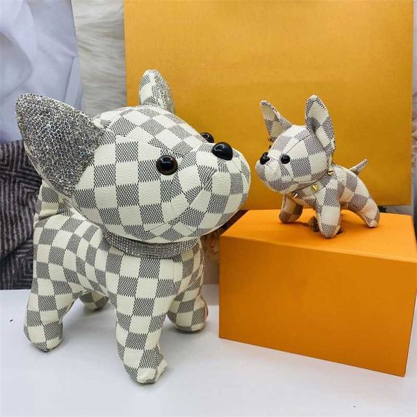 

new cute diamond inlaid large french fighting creative decoration gift, Silver