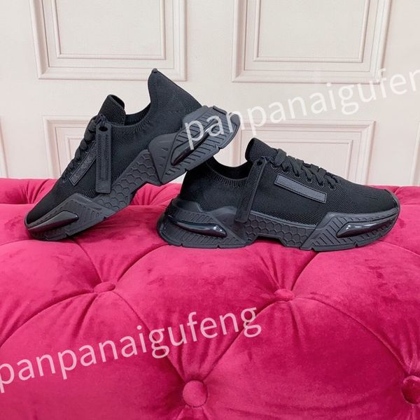 

new ceiling casual shoes calfskin reflective sneaker designer mens women sneakers fashion trainers, Black