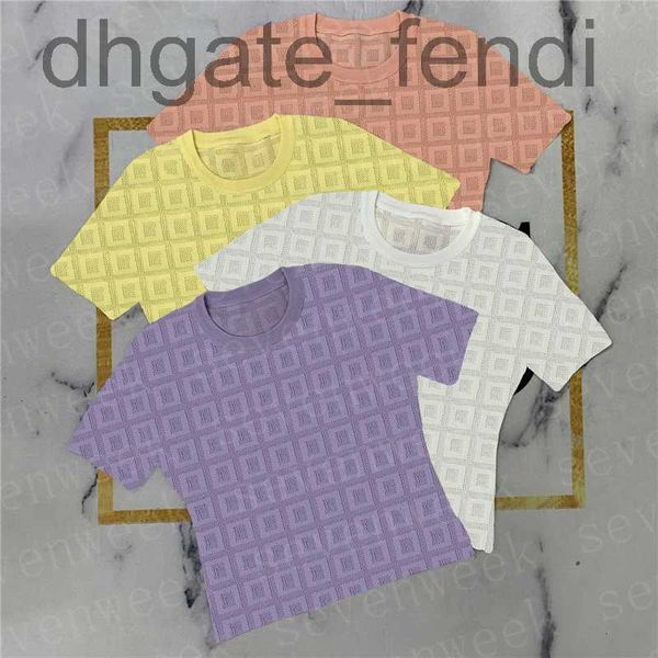 

women's t-shirt designerfull letter mesh t shirts for women designer short sleeve pullover fashion ladies sweaters breathable m606, White