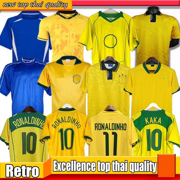 

1994 retro brasil ronaldinho soccer jerseys ronaldo 2002 shirts carlos romario 1998 camisa 2004 brazils 2006 1988 2000 1957 2013 jerseys fut, Black;yellow