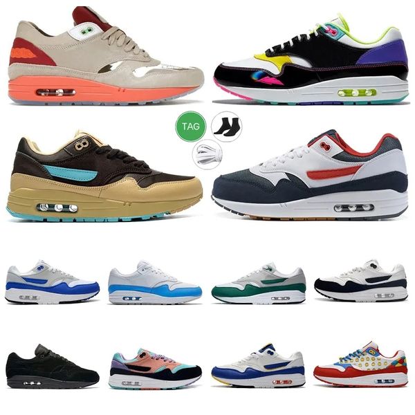

1 classics max running shoes air men women 1s 87 concepts heavy 1s waves noise og beige green red pulple plum blue clear multi grey peach nh