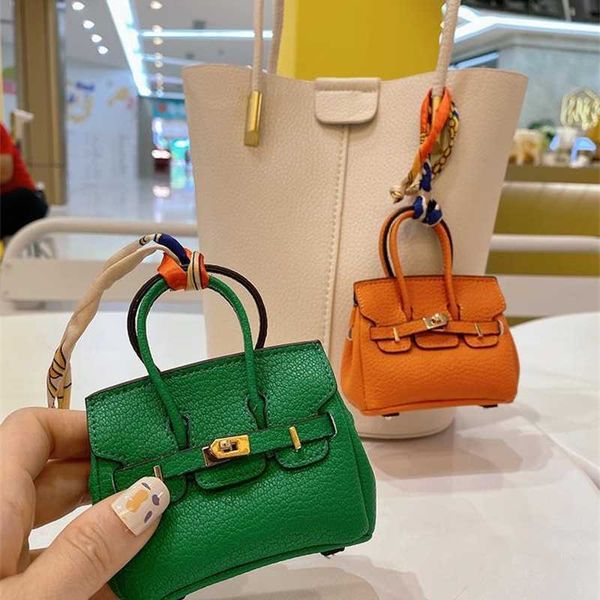 

mini bag pendant cute earphones lipstick car key rearview mirror