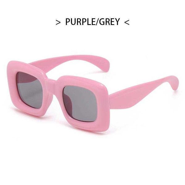 

ins non mainstream kids sunglasses cute fashion small square box baby glasses, Blue