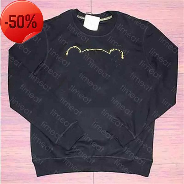 

hoodies sweatshirts mens hoodie sweatshirt round neck pairs style embroidery casual long-sleeve couple pullover asian size s-2xls to 2xl siz, Black