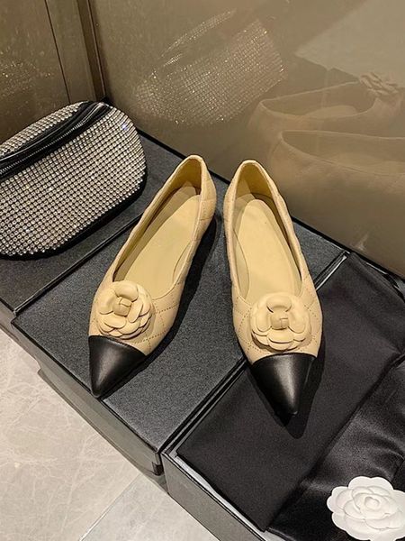 

designer dress shoes genuine leather single shoes fashion lazy camellia flower loafers, Black