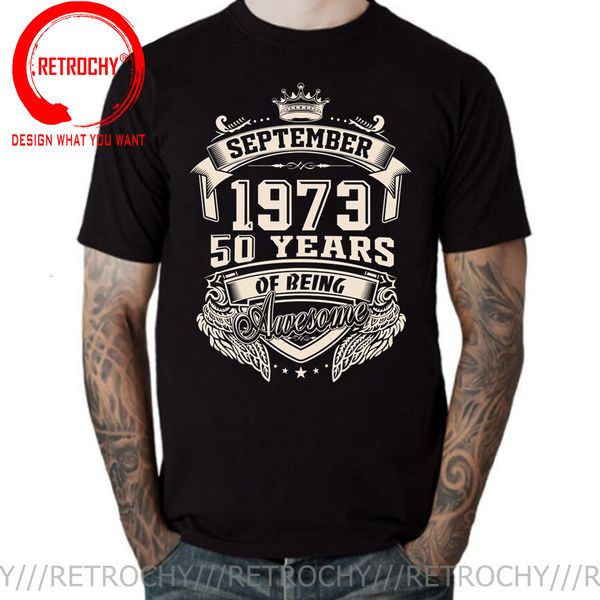 

men's t-shirts born on november 10 december 2 april 5 june 8 1973 50 year old great birthday t-shirt 230410, White;black