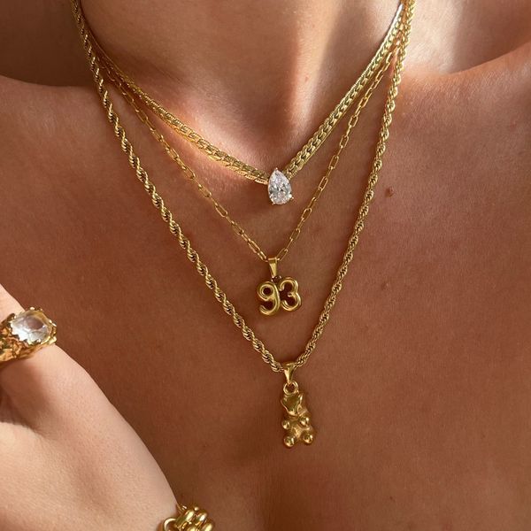 

chokers personalize year number necklaces for women birth special date 91 92 93 94 95 96 97 98 99 birthday gift from 1991 to 1999 230410, Golden;silver