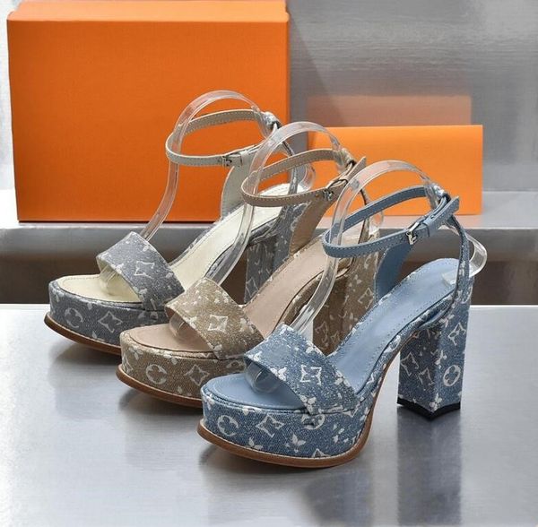 

2023 latest women's sandals dress shoes thick heel high heel back mix with round head formal dress casual banquet fashion comfortable l, Black