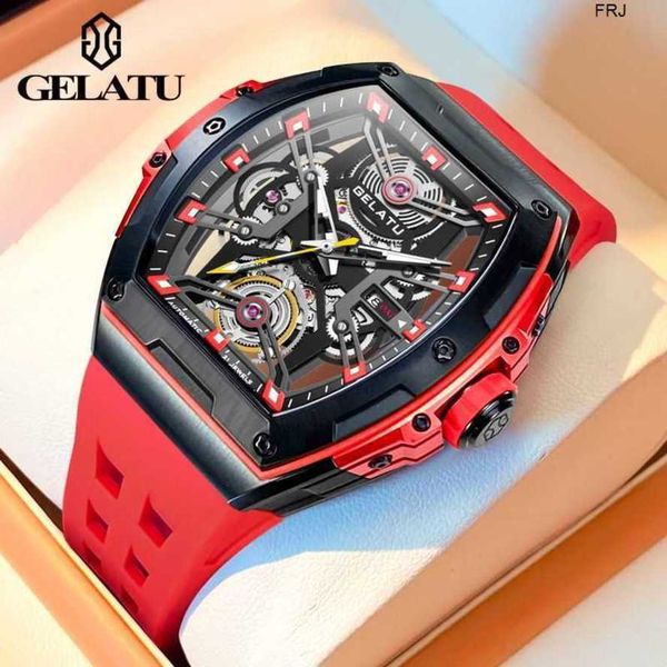 

designer watches richads milles richads miller mechanical wine barrel hollow out mens charlie fashion frj u8d4, Slivery;golden