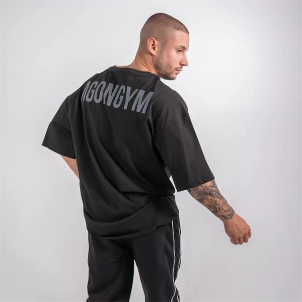 

mens tshirts ultra thin loose fitting tshirt summer fitness cotton hip hop muscle tee gym stringer 230410, White;black