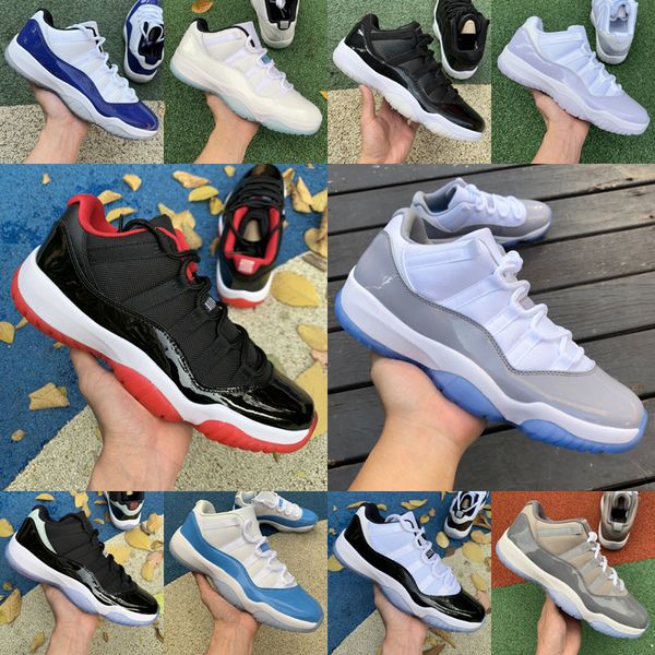 

jumpman 11 low basketball shoes mens new cement grey big size us 13 low 11s high concord cool gray cherry midnight navy pure violet sports s