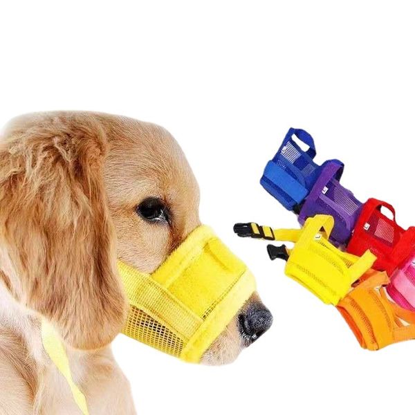 

Mesh Breathable Dog Mouth Cover, Quick Fit Dog Muzzle with Adjustable Straps,Pet Mouth Cover, to Prevent Biting and Screaming to Prevent Accidental Eating