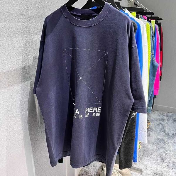 

luxury designer women t shirt shirt correct version differentiation market sleeve t-shirt casual large loose top, White;black