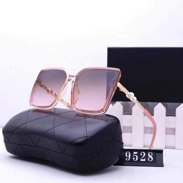 

designer brand luxury channel slim sunglasses for woman fashion eyewear square trendy womens sunscreen versatile foreign temperament polariz, White;black