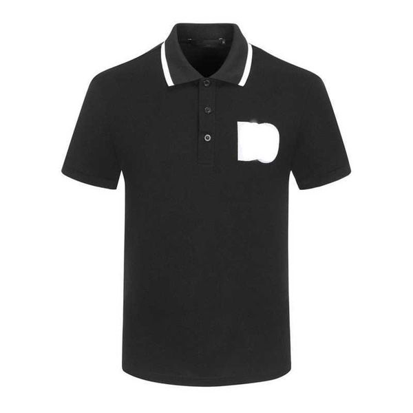 

high version mens polo shirt summer business embroidery letter pullover tee designer tshirt men women comfortable cotton sweatshirt, White;black