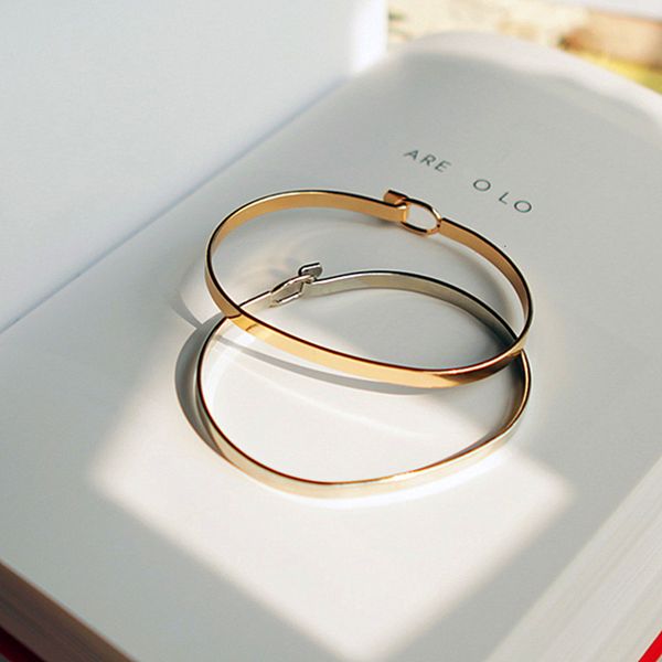 

charm bracelets 2023 fashion women s geometric bracelet selling metal accessories gift 230410, Golden;silver