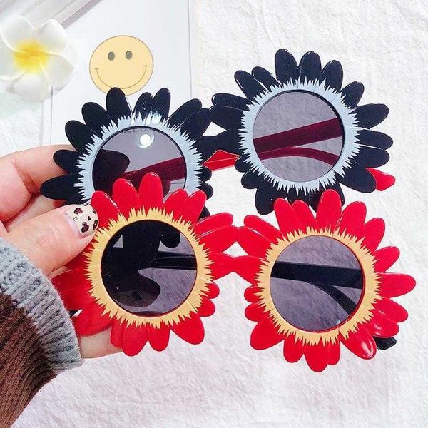 

fashion party kids sunglasses internet celebrity eccentric personality daisy, Blue