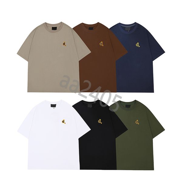 

2023new mens design dree t-shirt spring summer color sleeves tees vacation short sleeve casual letters printing size range house s-xxl, White;black