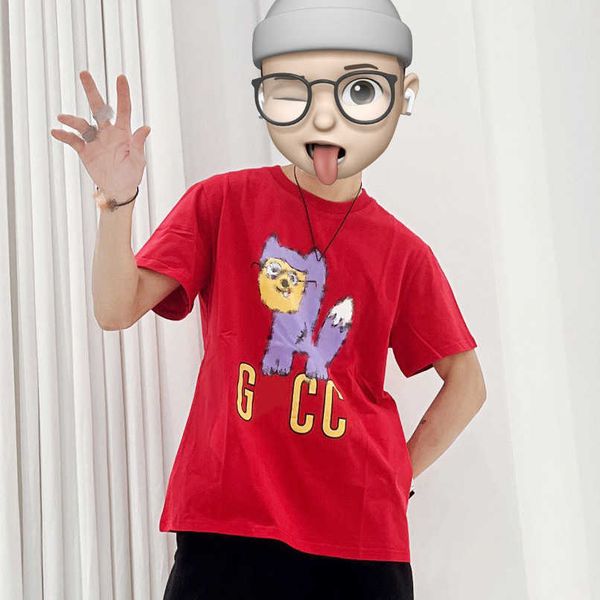 

designer summer women t shirt original version summer versatile family cartoon design classic loose casual sleeve t-shirt, White;black