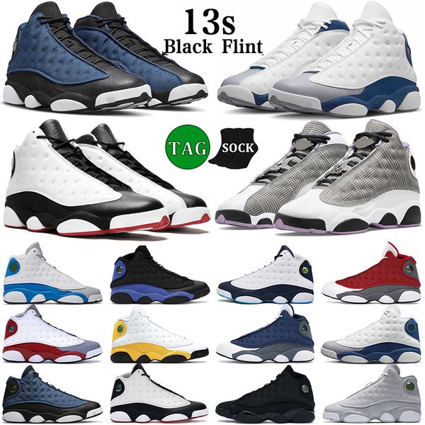 

13 13s basketball shoes men women black flint university brave blue playoffs houndstooth hyper royal del sol men trainers outdoor sports sne