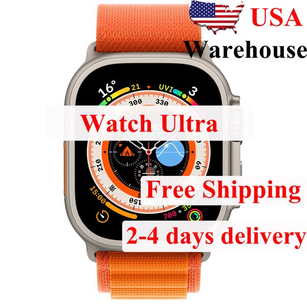 

for apple watch ultra 8 series iwatch watches luxury 1.99inch screen 49mm s8 smart watchs band