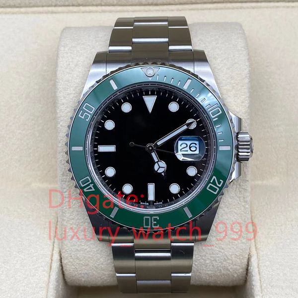 

mens watch bp factory elling fashion designer wristwatches vintage date 16610 50th anniversary 16610lv green bezel dial 2813 movement automa, Slivery;brown