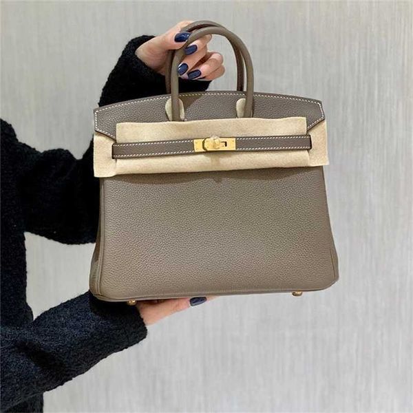

designer birkin h erms handbag quality leather lychee leather shoulder qq wirh logoqq with logo