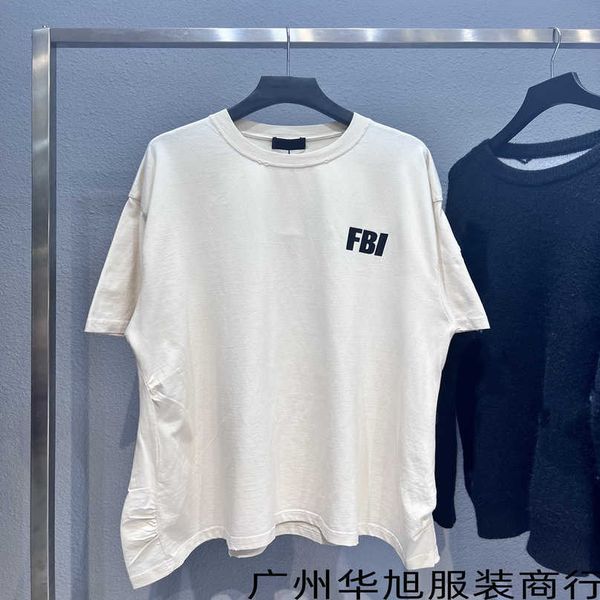 

luxury designer women t shirt shirt correct version high front back english letter element crack print abrasion, White;black
