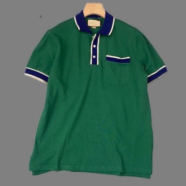 

2023 new designer womens t shirt high-end ceiling grade loose sleeve casual couple matching ancient family polo shirt men, White;black