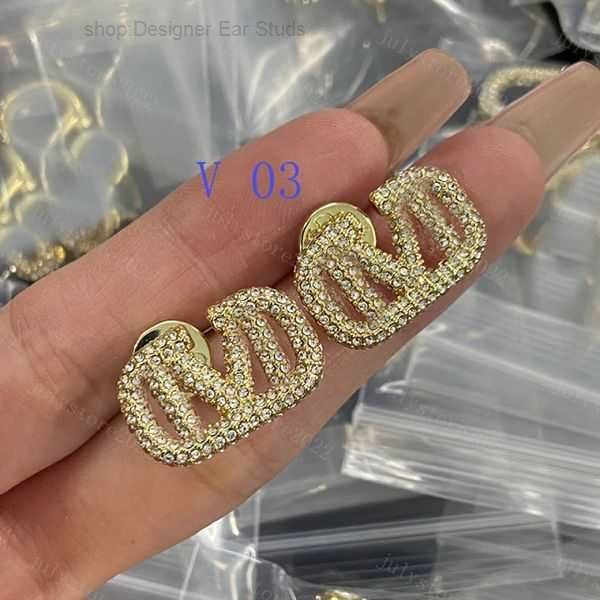 

stud earring designers jewelry diamond earrings huggie letter ear s pink big size luxury hoops fashion gold 925 silver love bijoux de luxe b, Golden;silver