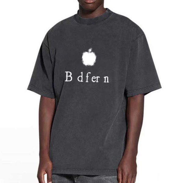 

womens designer t shirt shirt correct version differentiation market embroidery 100% sleeve t-shirt loose tee xxl, White;black