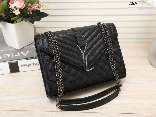 

luxury designer bag women bags handbag gold silver chain bags ladies crossbody the tote hobo y type quilted lattice yslsity shoulder purse w