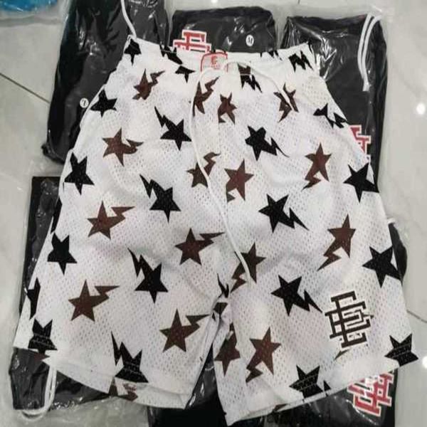 

shorts ee brand eric emanuel basic short fitness mesh breathable beach sports pants series summer gym workout casual 22s3ytpz5xq, White;black