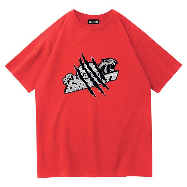 

men's t shirts tr apstar short sleeve men's spring/summer 2023 new print couple style half sleeve loose relaxed breathable cotton, White;black