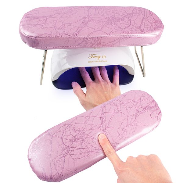 

hand rests leather soft manicure nail art pillow hand holder pad tools hand rest cushion wrist support table manicure pedicure tool 230410