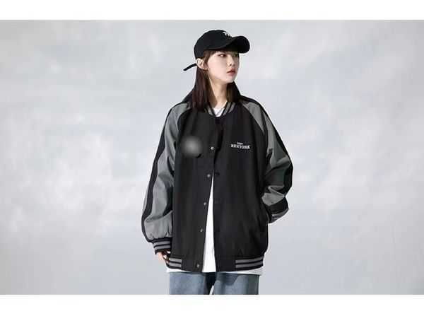 

men's jackets 2023 new twill polo shirt autumn casual long sleeve jacket coat fashion versatile loose 184qen, Black;brown