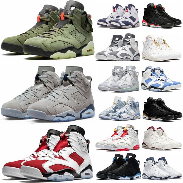 

jumpman 6 basketball shoes for men women 6s toro red oreo midnight navy unc cool grey georgetown infrared white university blue trainers out