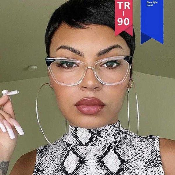 

anti blue light cat eye plain glasses trendy fashion street shooting catwalk