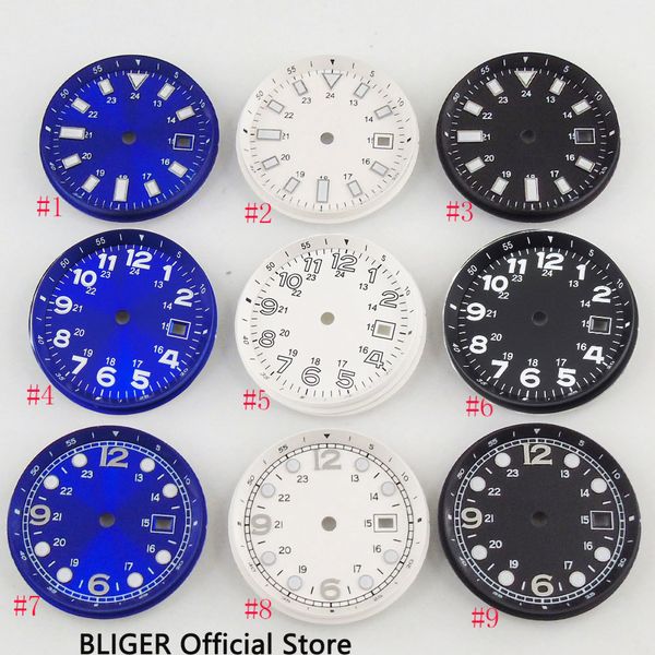 

repair tools kits arrival 33mm bliger sterile dial date window luminous marks fit for eta 2824 2836 miyota 8215 821a movement watch 230410