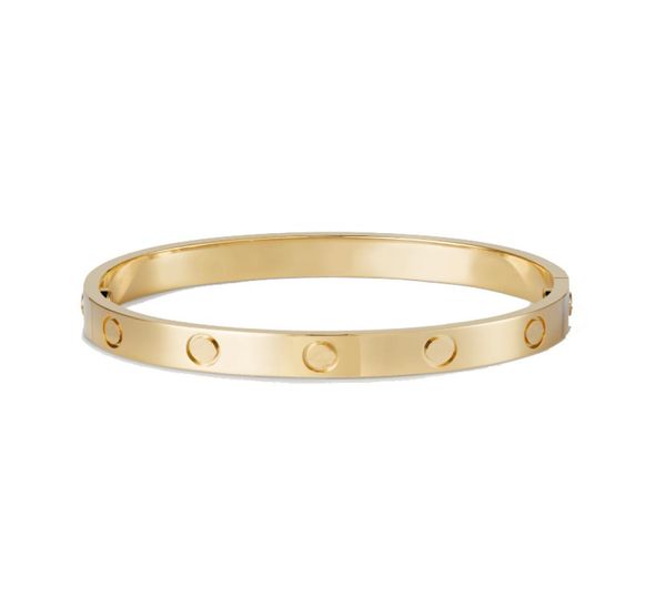 

fashion love bangles bracelet screw designer bracelets luxury jewelry womans bangle rose gold platinum bracelets for women accesso9516362, Black