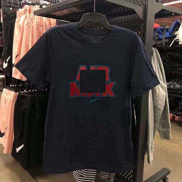 

mens t shirts letter printing women tees couple outfit style fashion cotton half sleeve round neck t-shirt loose and comfortable street tren, White;black
