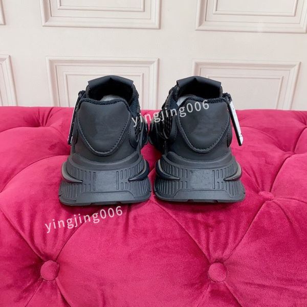 

brand designer women casual shoes men lace-up sports shoes fashion running shoes soft and comfortable platform shoes2023, Black