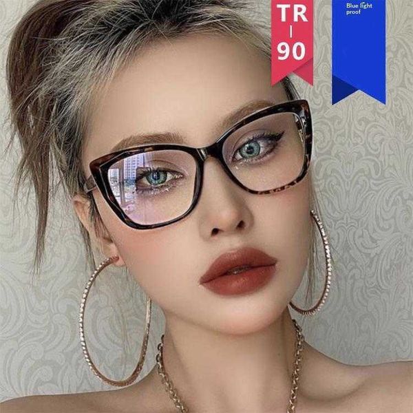 

core insert cat eye plain glasses anti blue ray frame trendy spring leg 2001 for