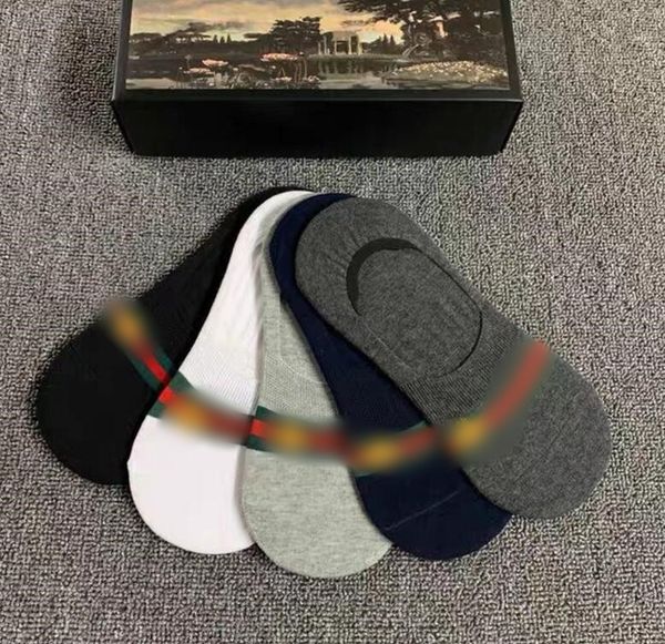

2023designer mens womens socks five pair luxe sports winter mesh letter printed sock embroidery cotton man woman with box a11, Black