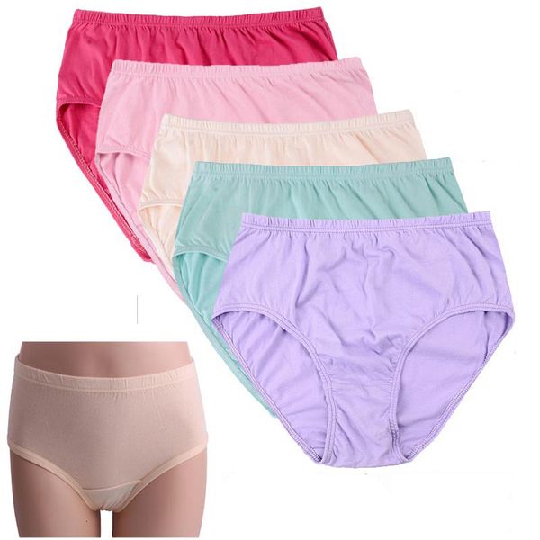 

women's panties 4pcs/lot women's shorts girls' shorts pants knitted women's underwear underpants size l-5xl 6xl 7xl 8xl, Black;pink