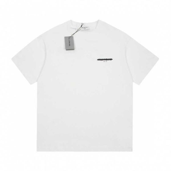 

designer new women t shirt shirt high edition 2023 summer trend family printed relaxed sleeve t-shirt, White